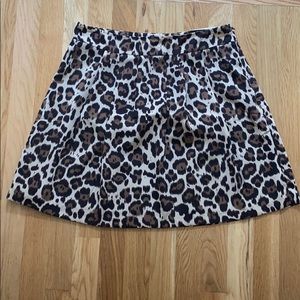 Cheetah print skirt